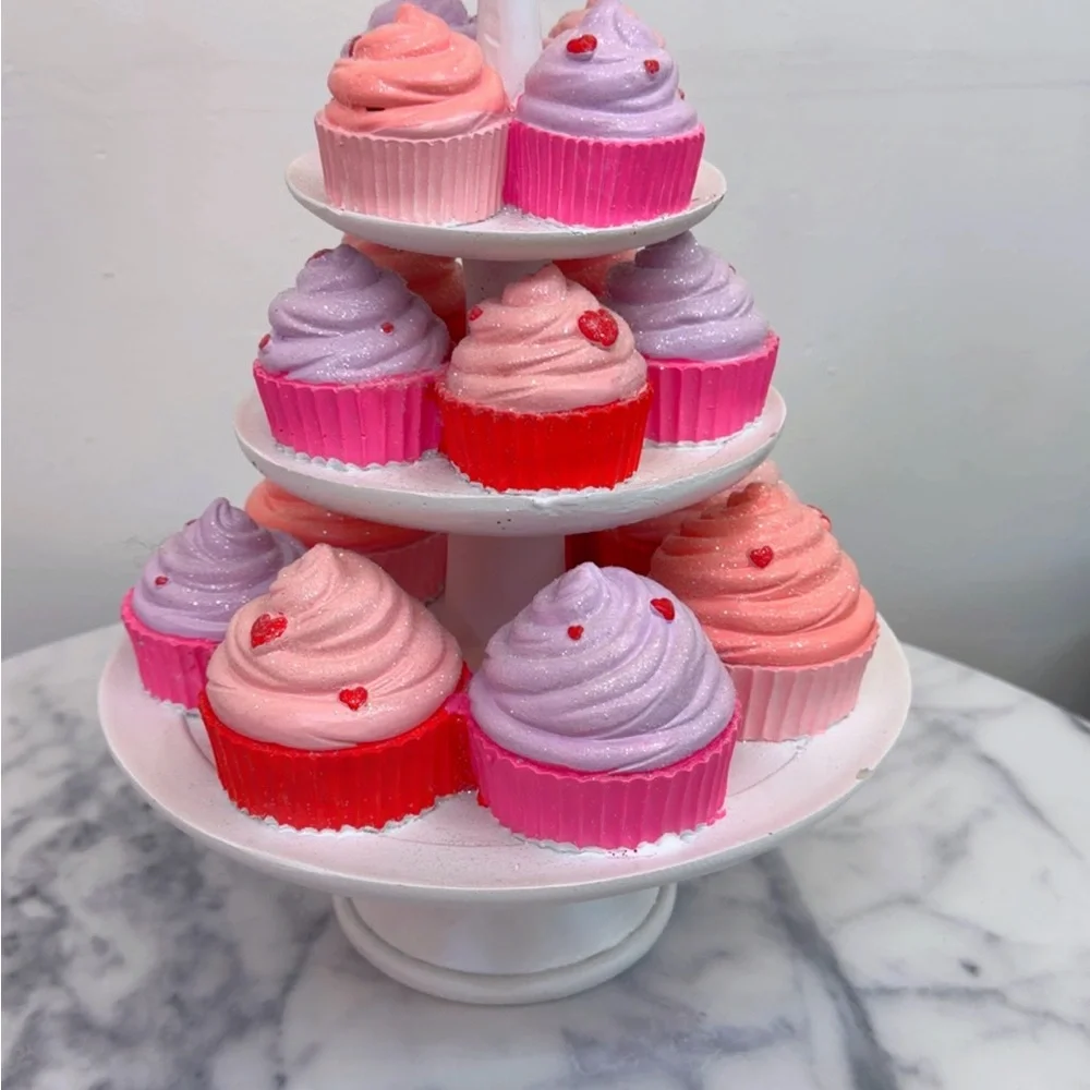 Pink & Lavender Cupcake Party Soaps - Decorative Home Party Supplies
